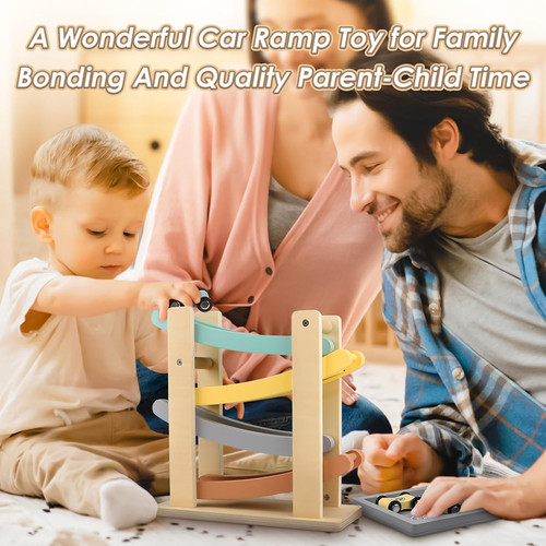 Wooden car ramp toy for - ramp,