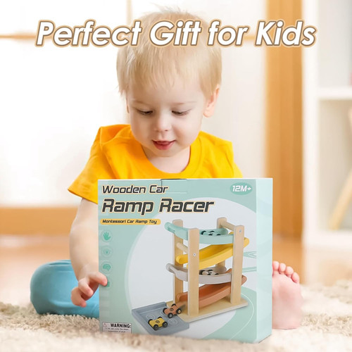 Wooden car ramp toy for - toy,